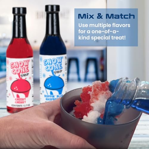4-Pack Sno-Cone Syrups - 12.7oz Home Use