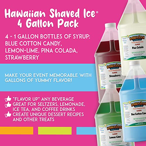 Hawaiian Shaved Ice Syrup Variety Pack for Allergy-Friendly Treats